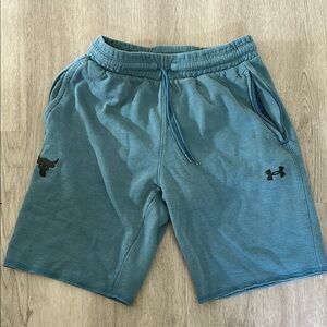 Under Armour Project Rock Shorts Cotton Fleece - Medium